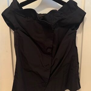 Louis vuitton sleeveless top, skirt and garment bag.